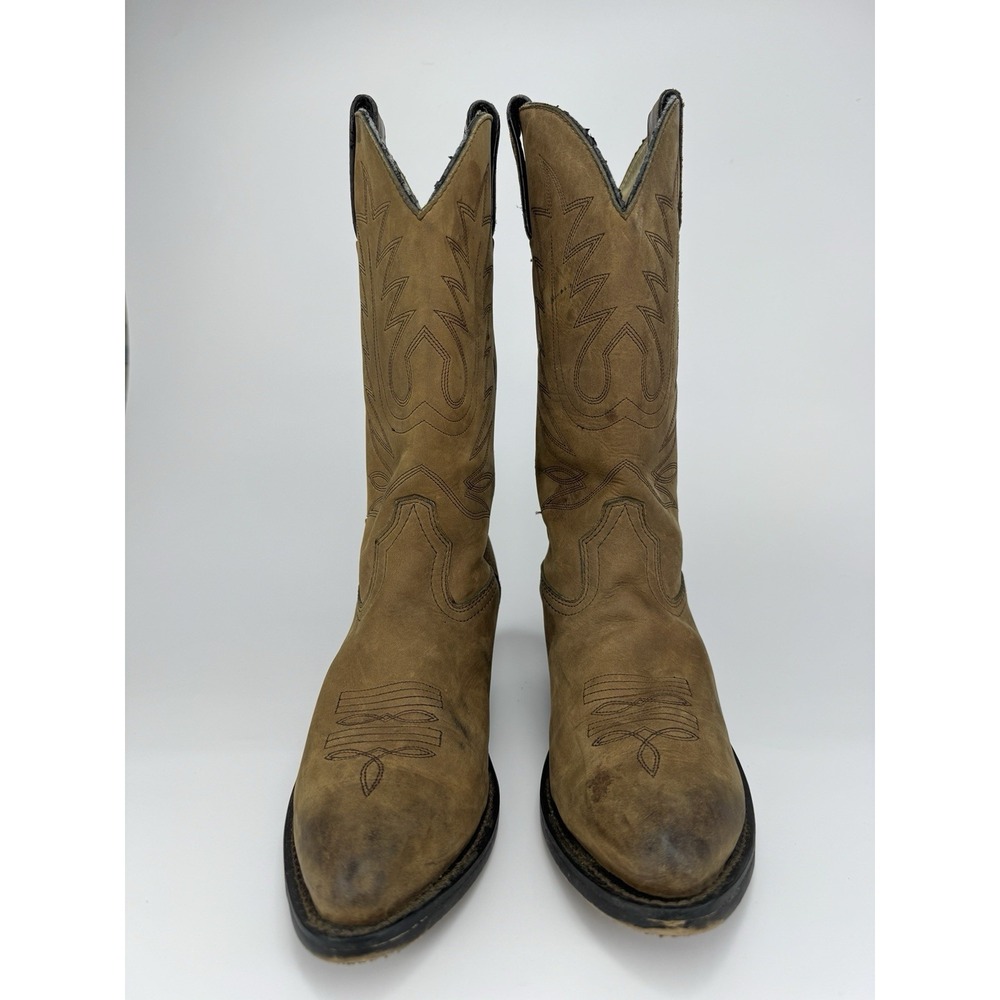 Durango Women's Western Brown Leather Cowboy Boots 7.5 Riding Ranch Rodeo - Picture 3 of 15
